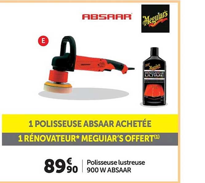 Polisseur Lustreuse 900 W Absaar