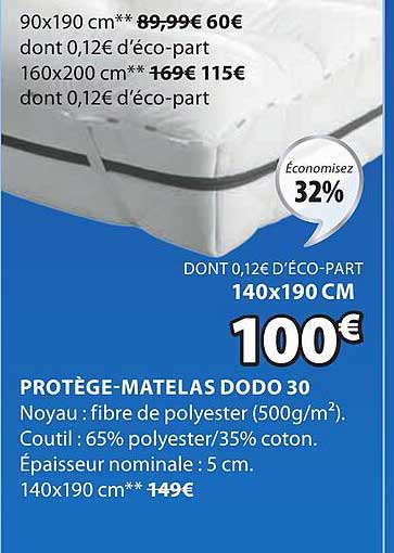 protège-matelas dodo 30