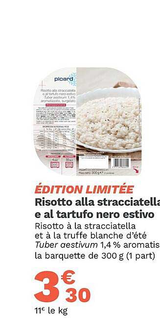 risotto alla stracciatella e al tartufo nero estivo