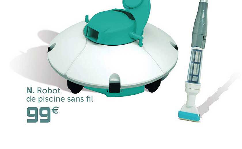 Robot De Piscine Sans Fil