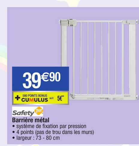 safety 1st barriere metal