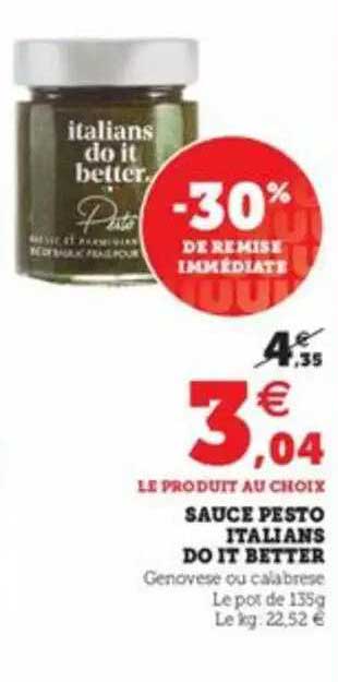 sauce pesto italians do tit better