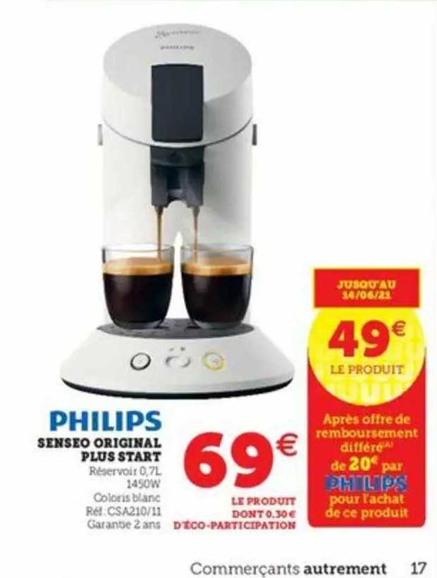 senseo original pus start philips