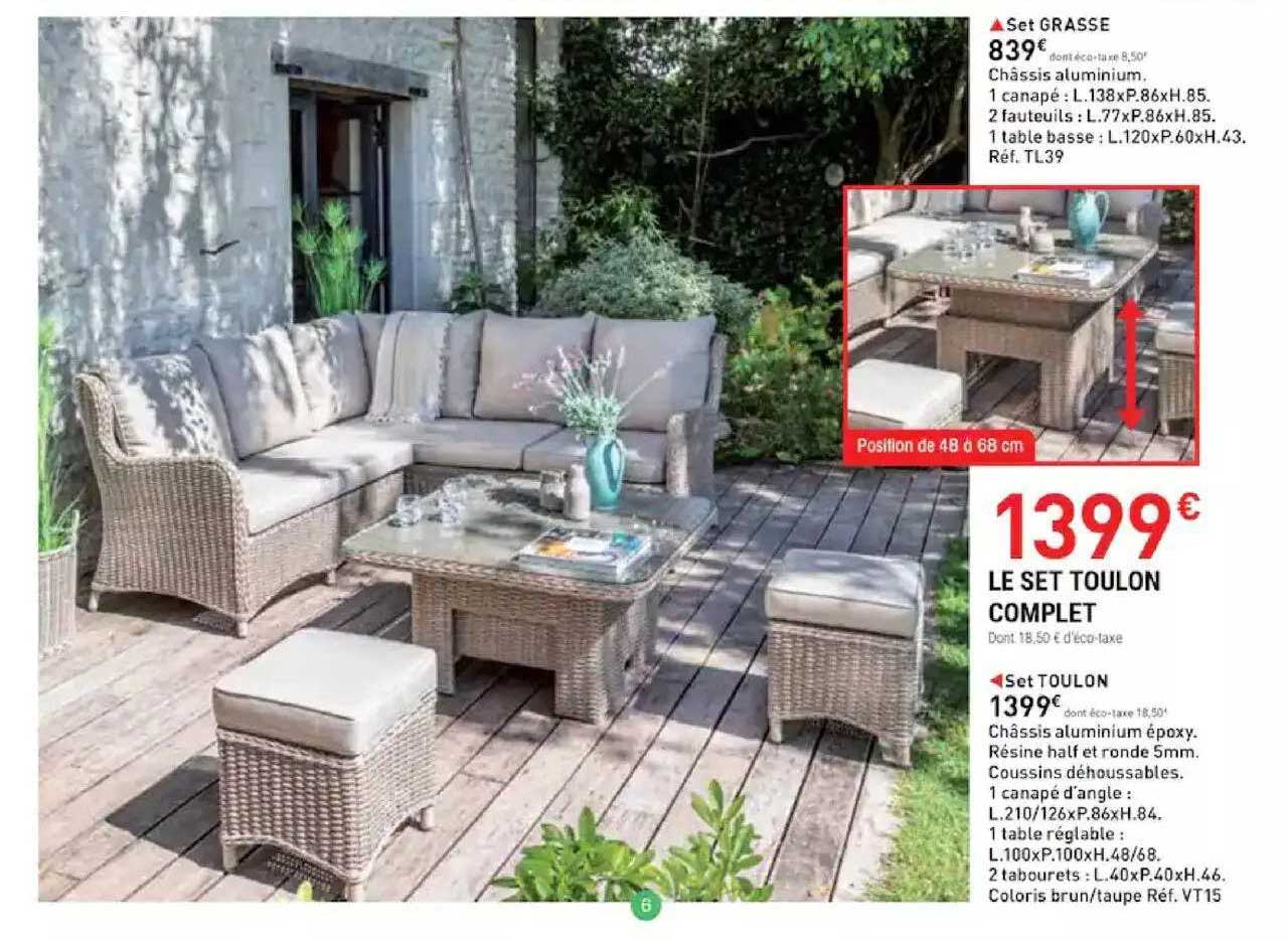 set grasse, set toulon complet