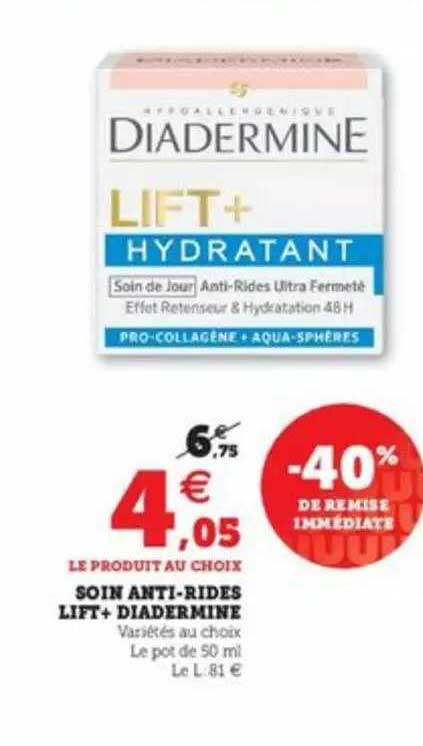 soin anti-rides lift+ diadermine
