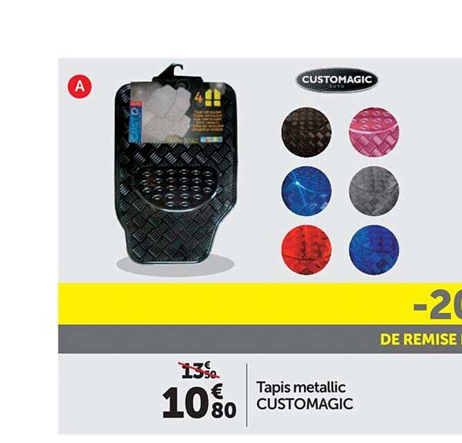 Tapis Metallic Customagic