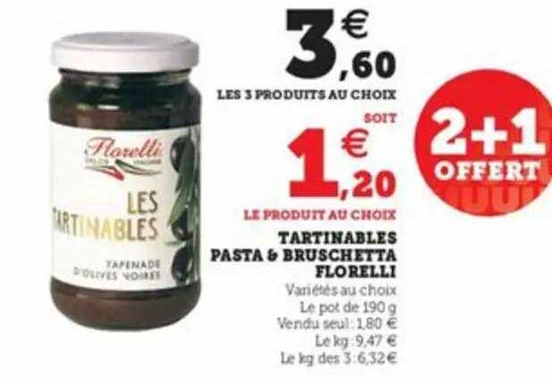 Tartinables Pasta & Bruschetta Florelli