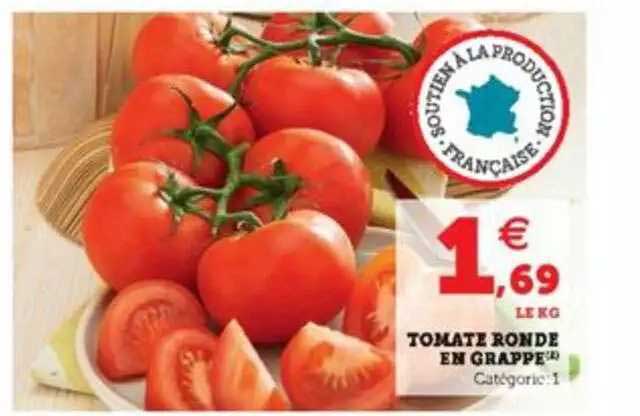 Tomate Ronde En Grappe