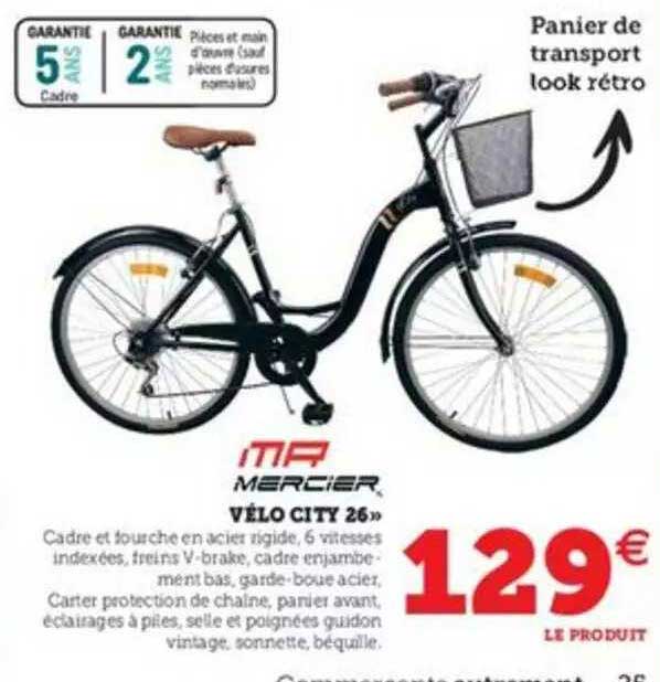 vélo city 26 mercier
