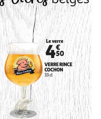 verre rince cochon