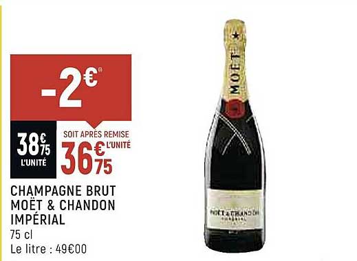 champagne brut moët & chandon impérial