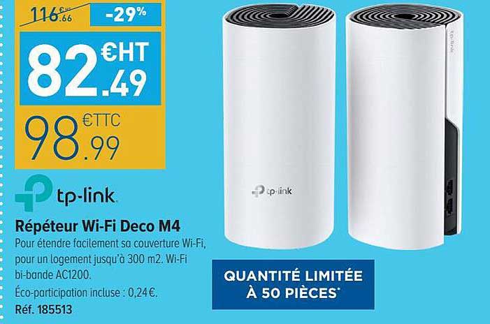 répéteur wi-fi deco m4 ptp-link