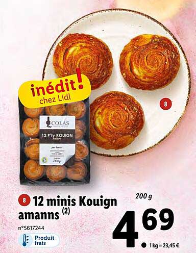 12 minis kouign amanns