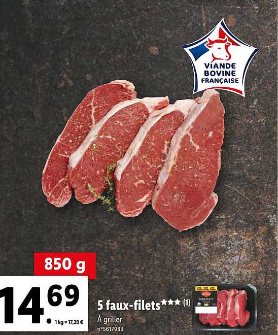 5 Faux-filets***