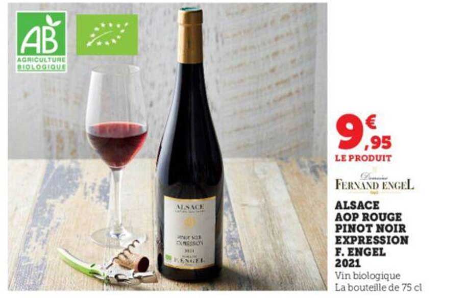 alsace aop rouge pinot noir expression f.engel 2021