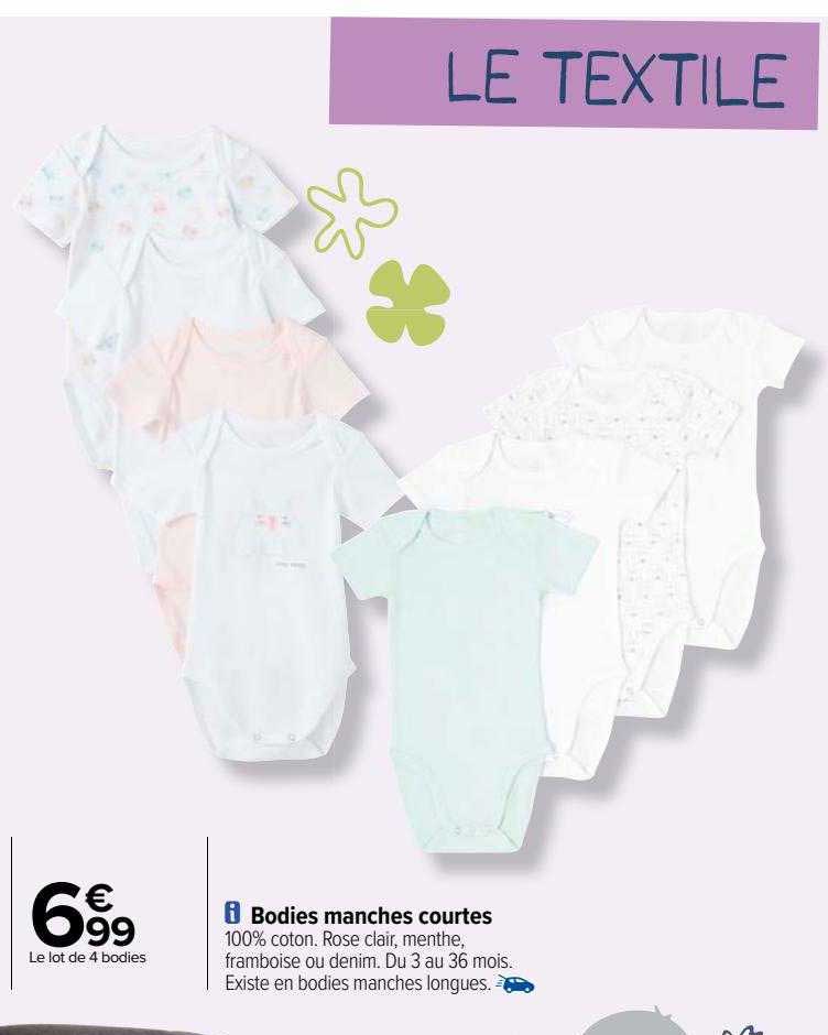 bodies manches courtes