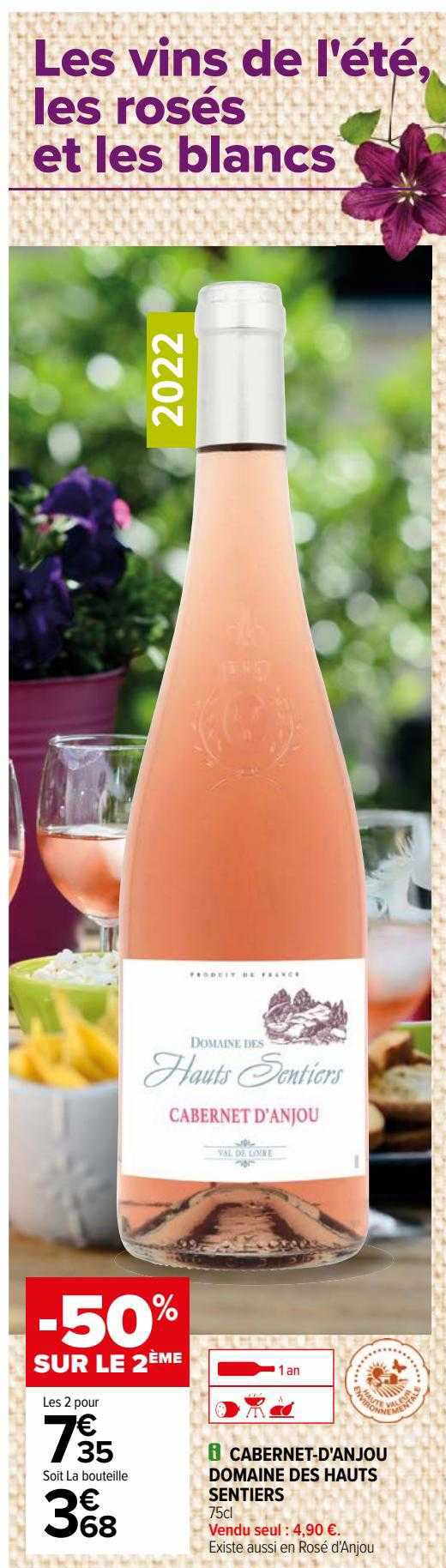 cabernet d'anjou domaine des hauts sentiers