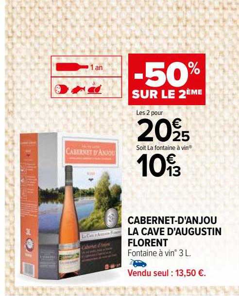 cabernet-d'anjou la cave d'augustin florent