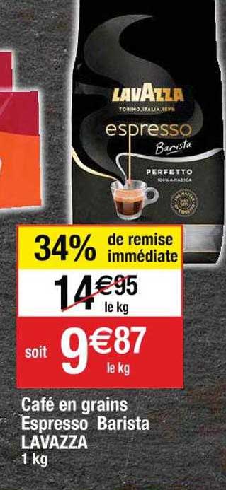 Café En Grains Espresso Barista Lavazza