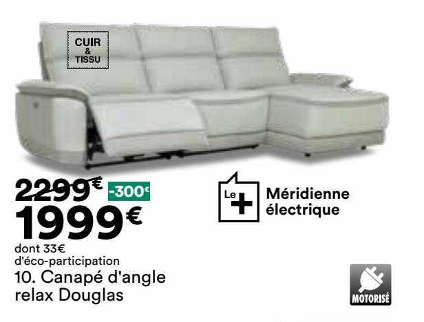 canapé d'angle relax douglas