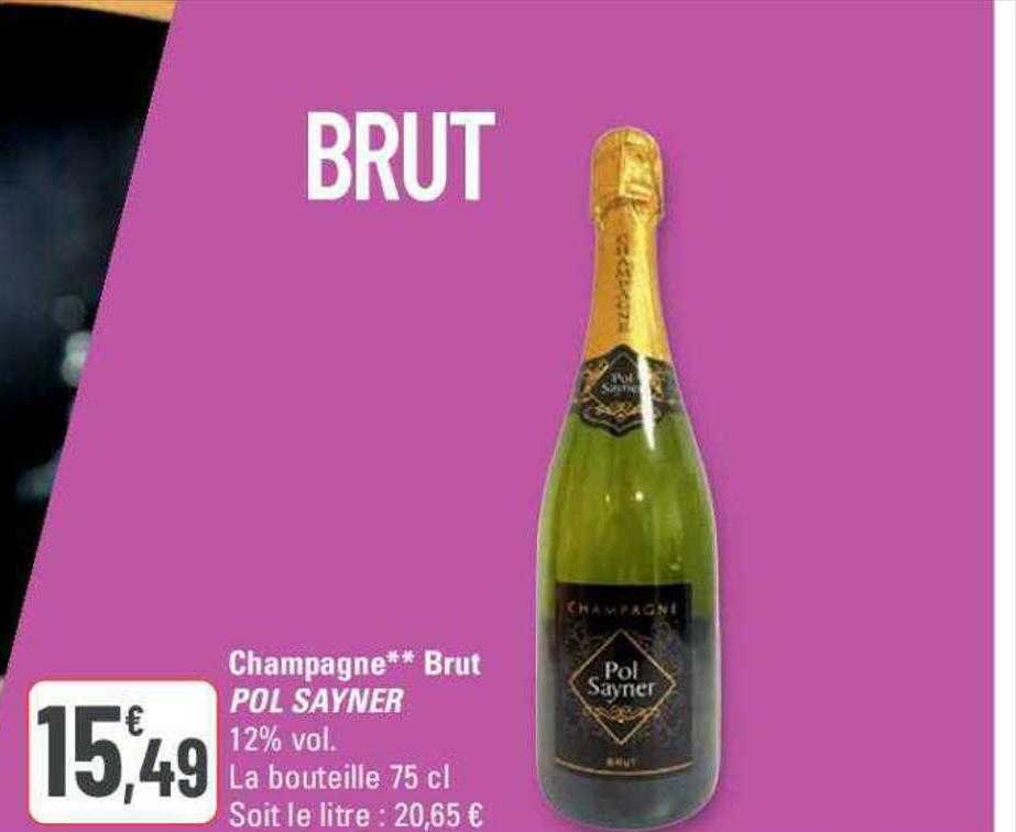 champagne brut pol sayner