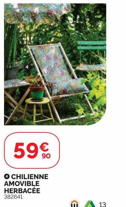 chilienne amovible herbacée