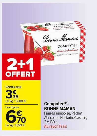 compotée bonne maman