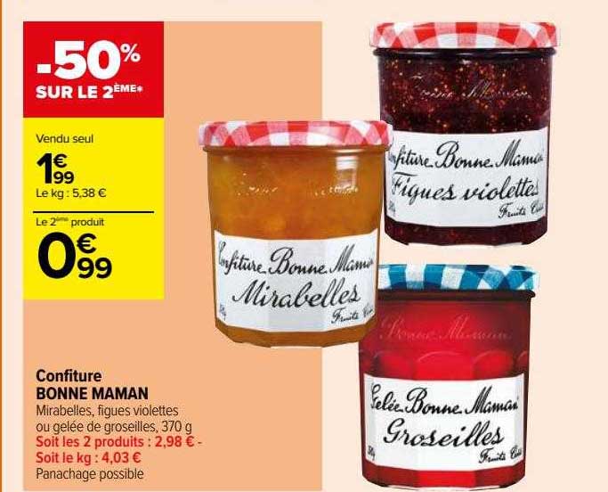 Confiture Bonne Maman
