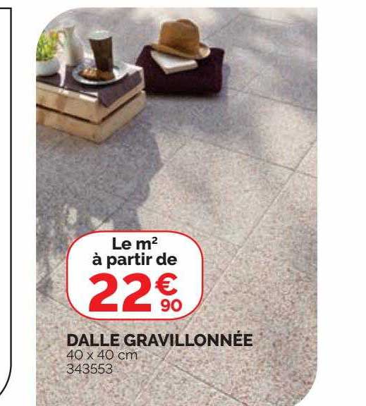 dalle gravillonnée