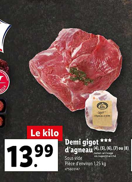 Demi Gigot***d'agneau