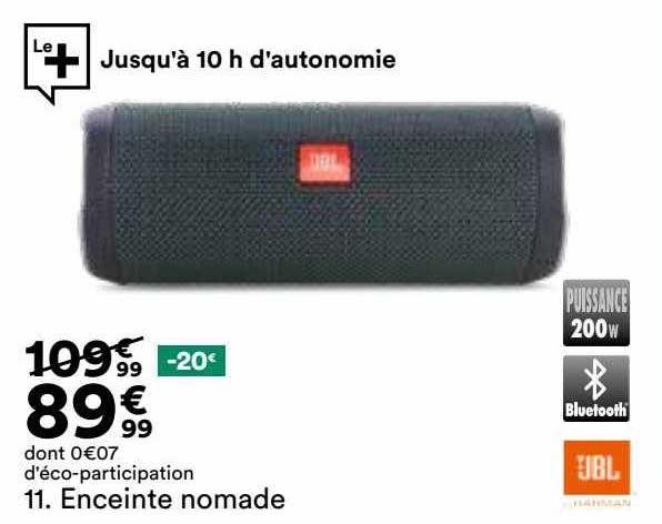 Enceinte Nomade Jbl
