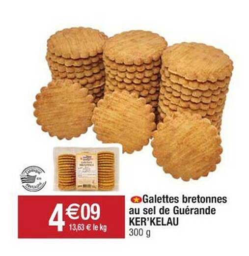 Galettes Bretonnes Au Sel De Guérande Ker'kelau