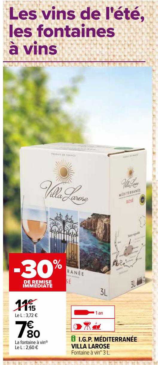 i.g.p. méditerranée villa larose