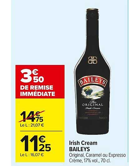 irish cream baileys