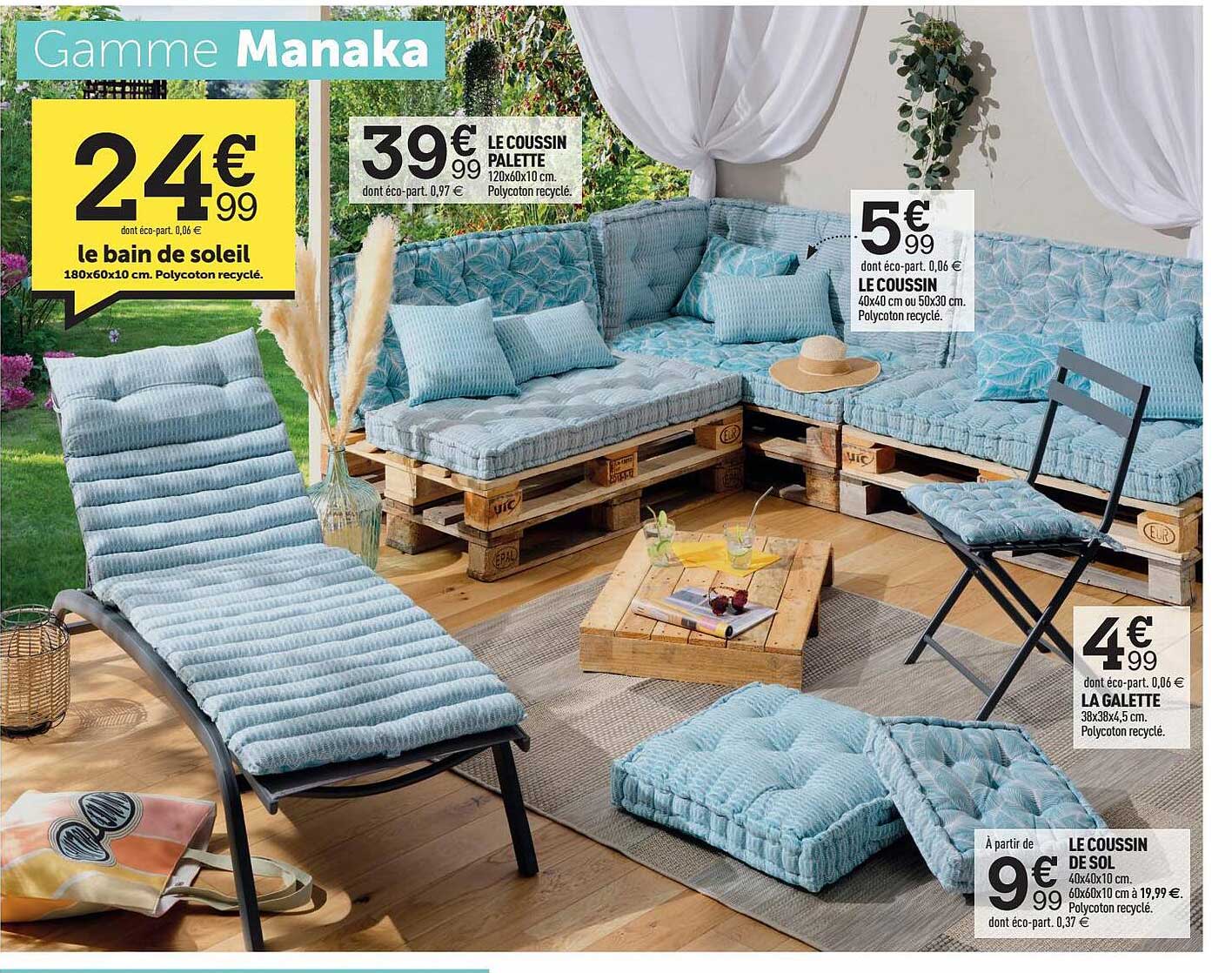 Le Bain De Soleil, Le Coussin Palette, Le Coussin, La Galette, Le Coussin De Sol