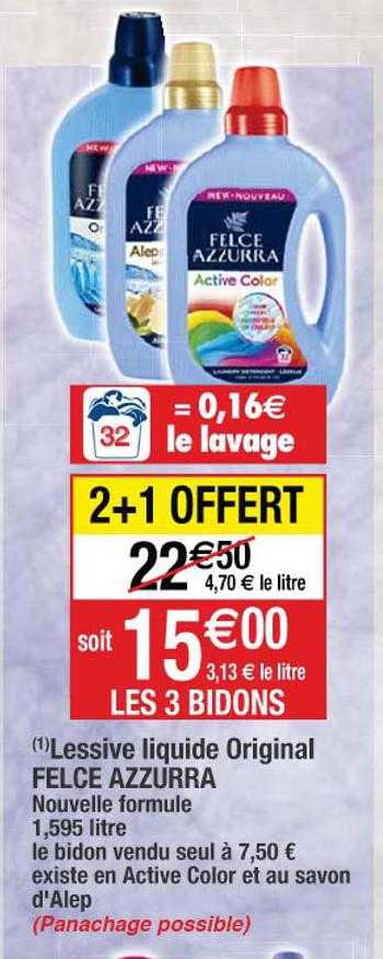 Lessive Liquide Original Felce Azzurra