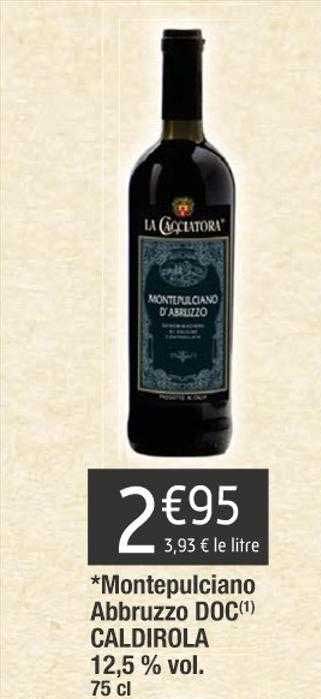 montepulciano abbruzzo doc caldirola 12,5% vol.