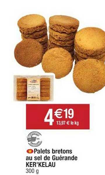 Palets Bretons Au Sel De Guérande Ker'kelau