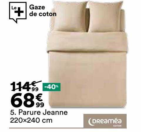 parure jeanne 220 x 240 cm dreaméa