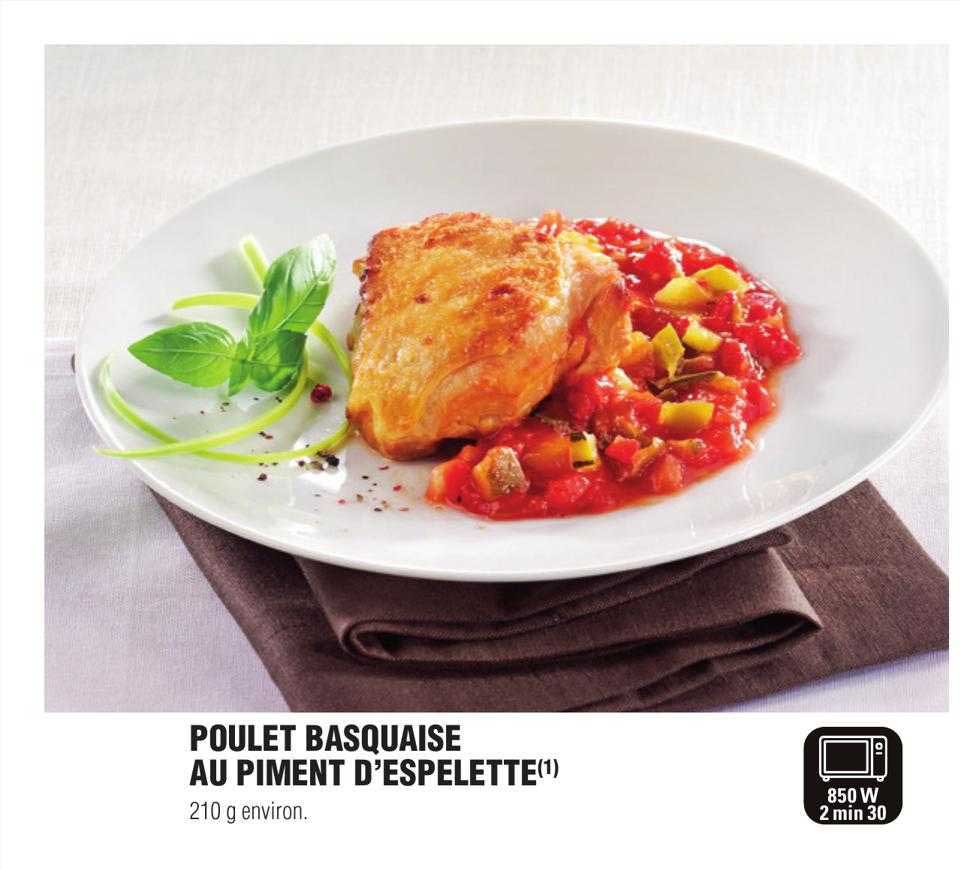 poulet basquaise au piment d'espelette