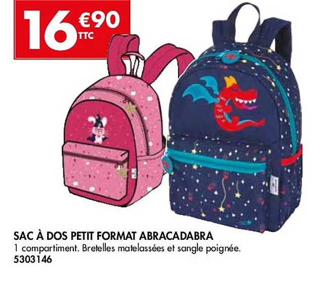 sac à dos petit format abracadabra