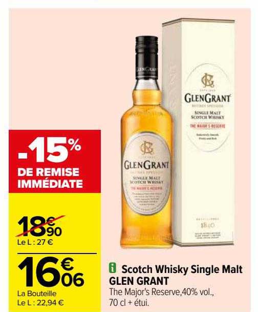 scotch whisky single malt glen grant