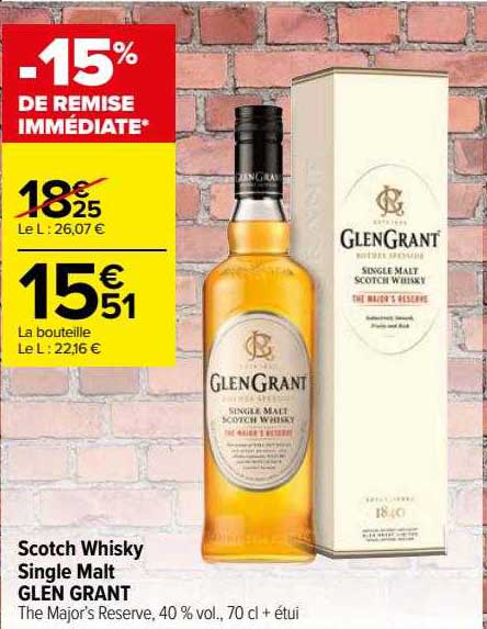 scotch whisky single malt glen grant