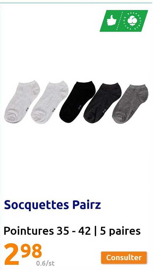 Socquettes Pairz