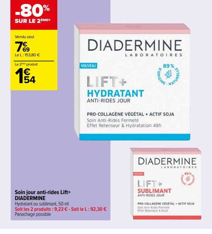 soin jour anti-rides lift+ diadermine