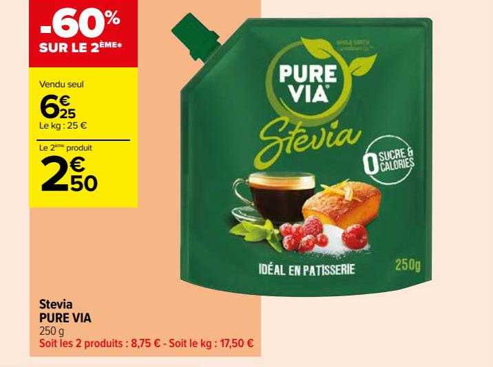 stevia pure via