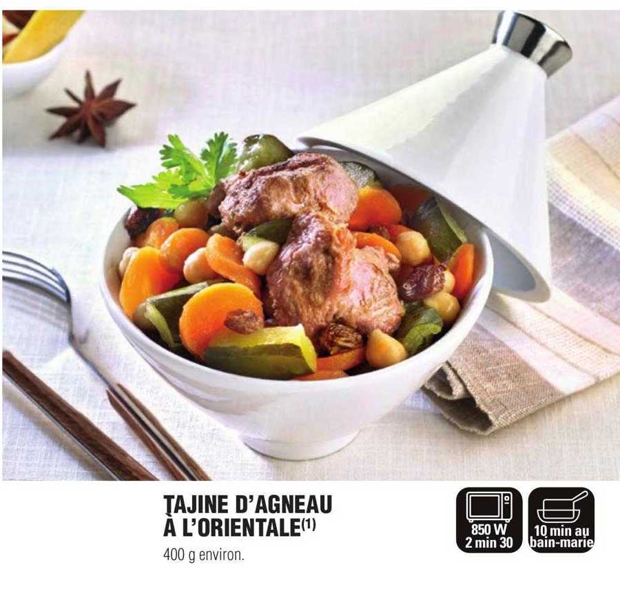 tajine d'agneau à l'orientale