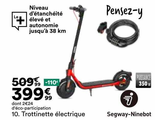 trottinette électrique segway-ninebot