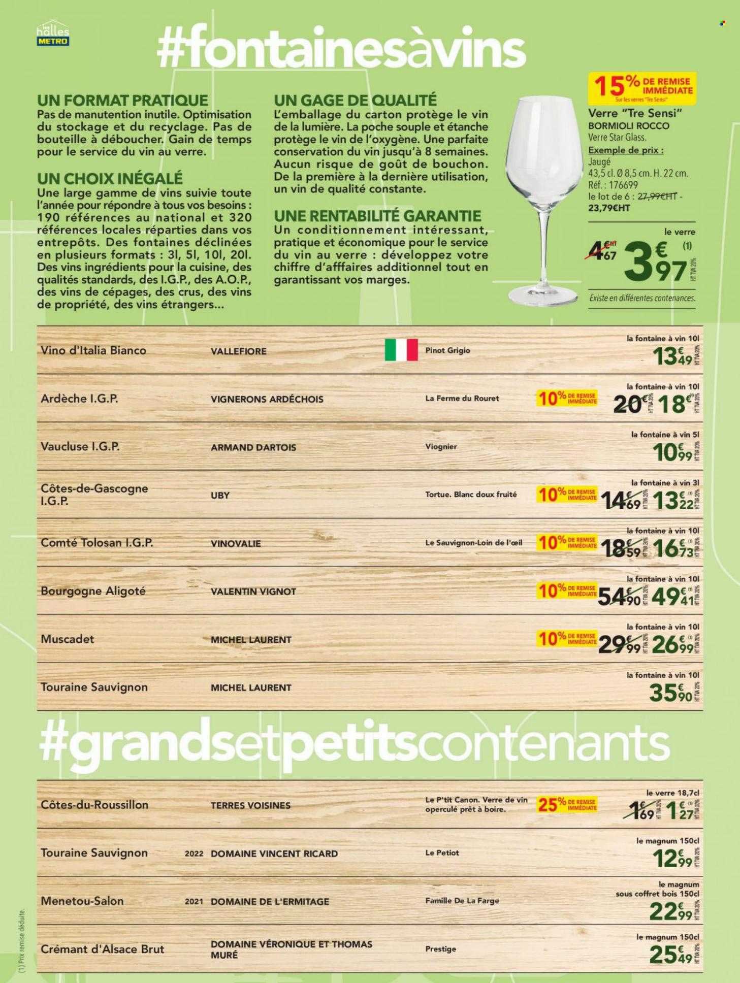 verre "tre sensi" bormioli rocco