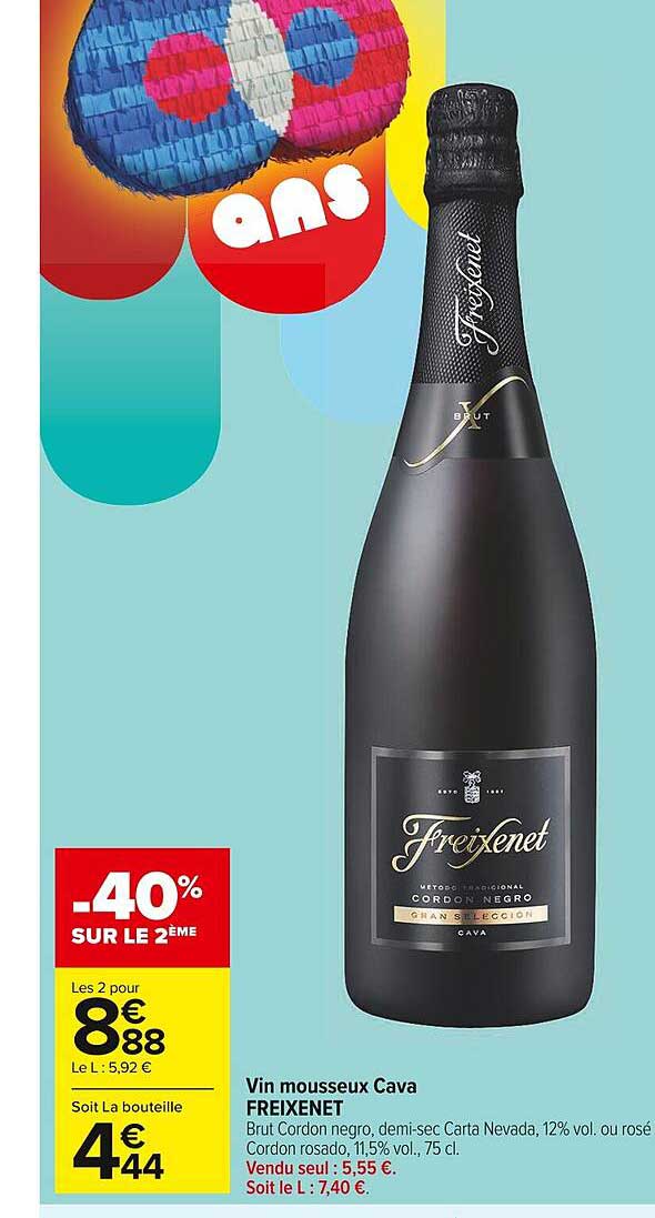 Vin Mousseux Cava Freixenet